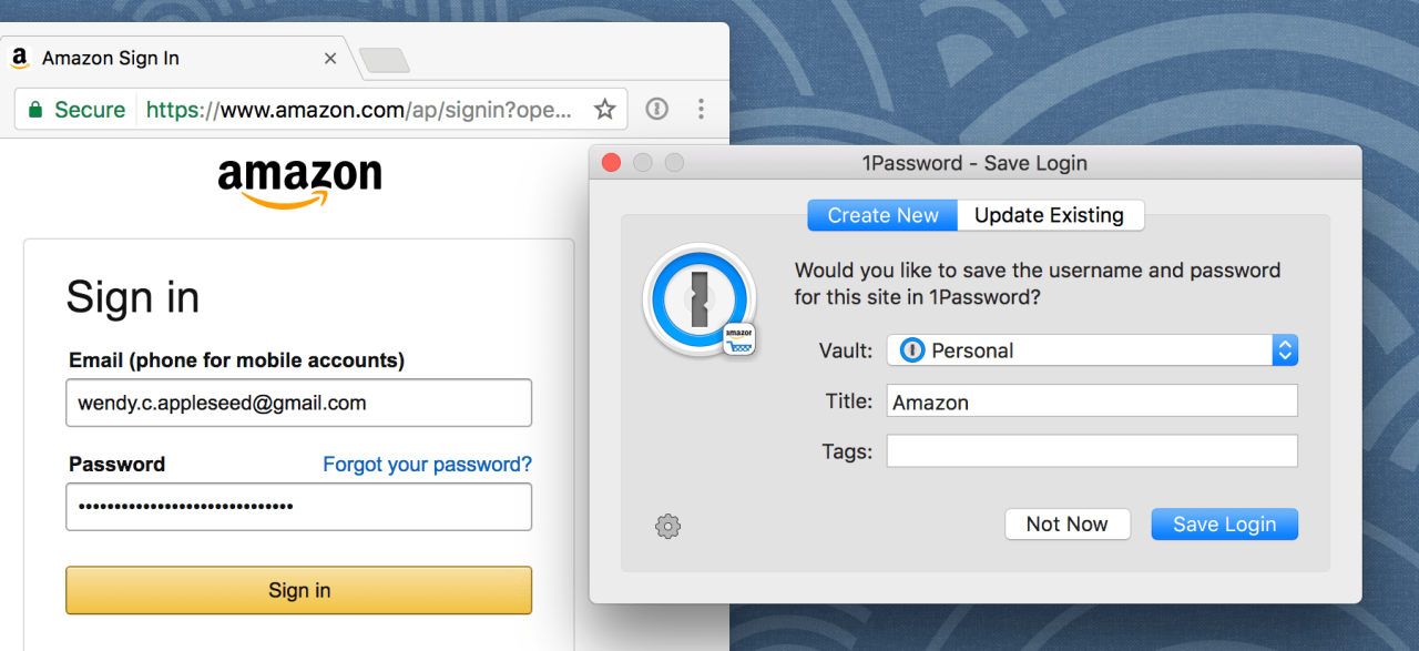 Use the 1Password extension to save and fill passwords on your Mac or ...