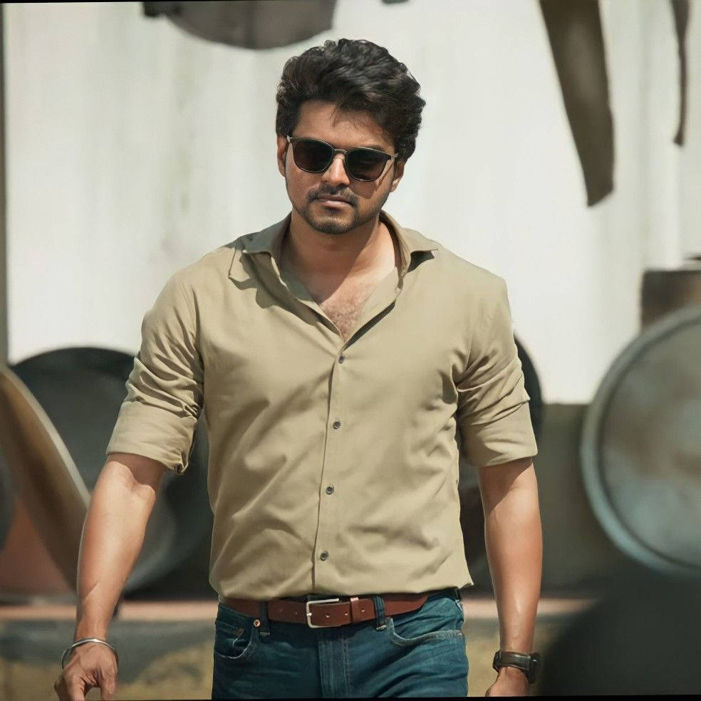 Download Handsome Actor Master Vijay Wallpaper | Wallpapers.com